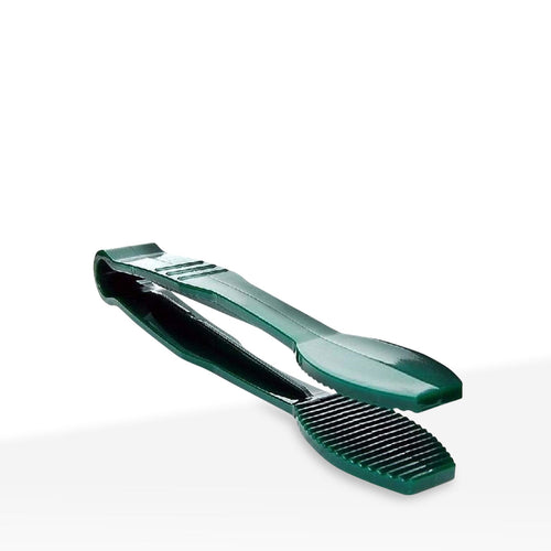 6" Polycarbonate Flat Grip Tong - Green