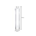 Glass Vial | Clear Glass Pre-Roll Tube | 18mm - 110mm - 240 Count Child Resistant Blunt Tube Biohazard Inc   