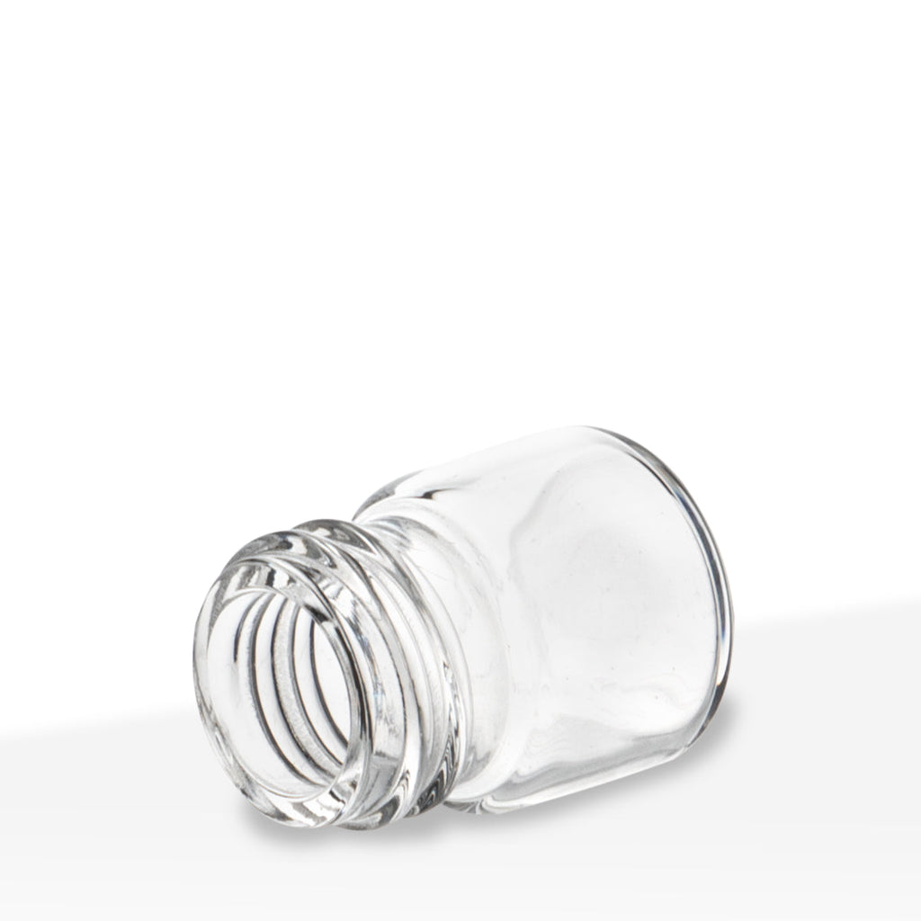 American Glass Vial | Oil Vial 13/425 Thread | 19mm - Clear - 144 Count VC131519 - Biohazard Inc