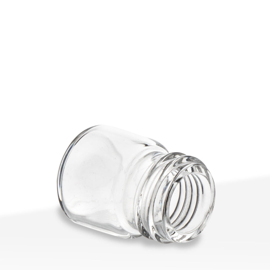 American Glass Vial | Oil Vial 13/425 Thread | 19mm - Clear - 144 Count VC131519 - Biohazard Inc