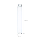 Glass Vial | Clear Glass Pre-Roll Tube | 15mm - 95mm - 495 Count Biohazard Inc