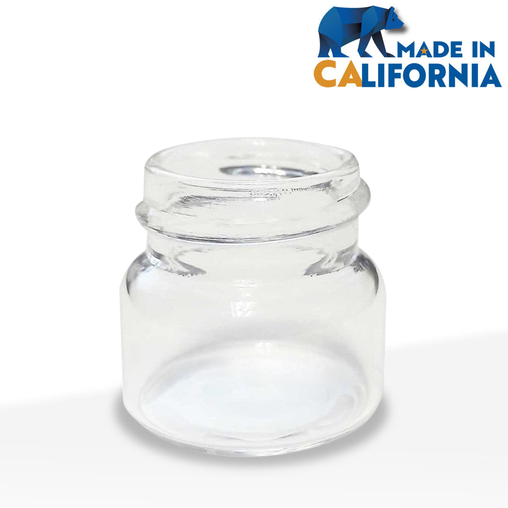 American Glass Vial | Oil Vial 28/400 Thread | 26mm - Clear - 144 Count Biohazard Inc