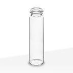 American Glass Vial | Blunt Tube 20-400 Thread | 85mm - Clear - 203 Count Biohazard Inc