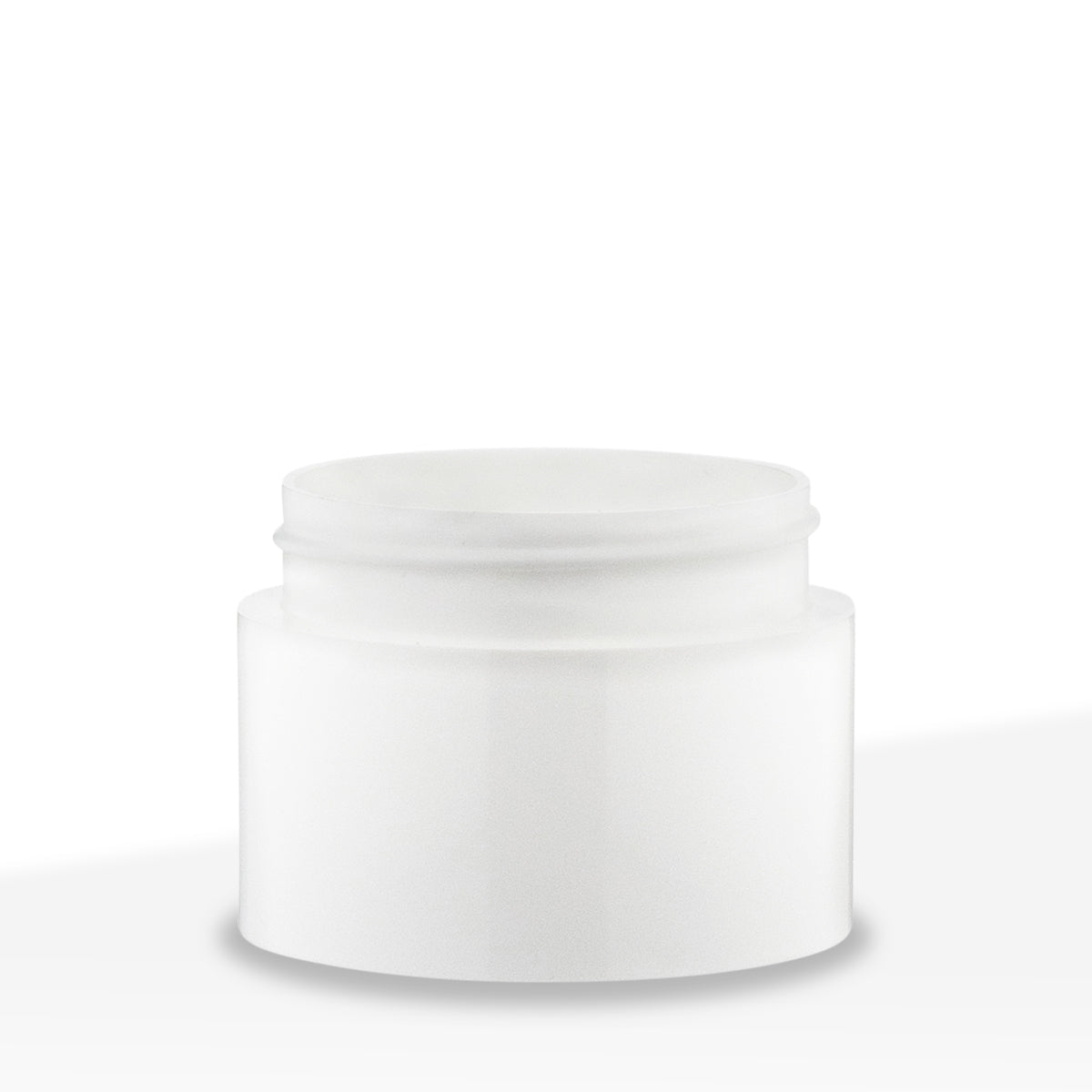 Plastic Jar | Straight Sided Double Wall Plastic Jars - White | 63mm - 3oz - 385 Count Plastic Jar Biohazard Inc   