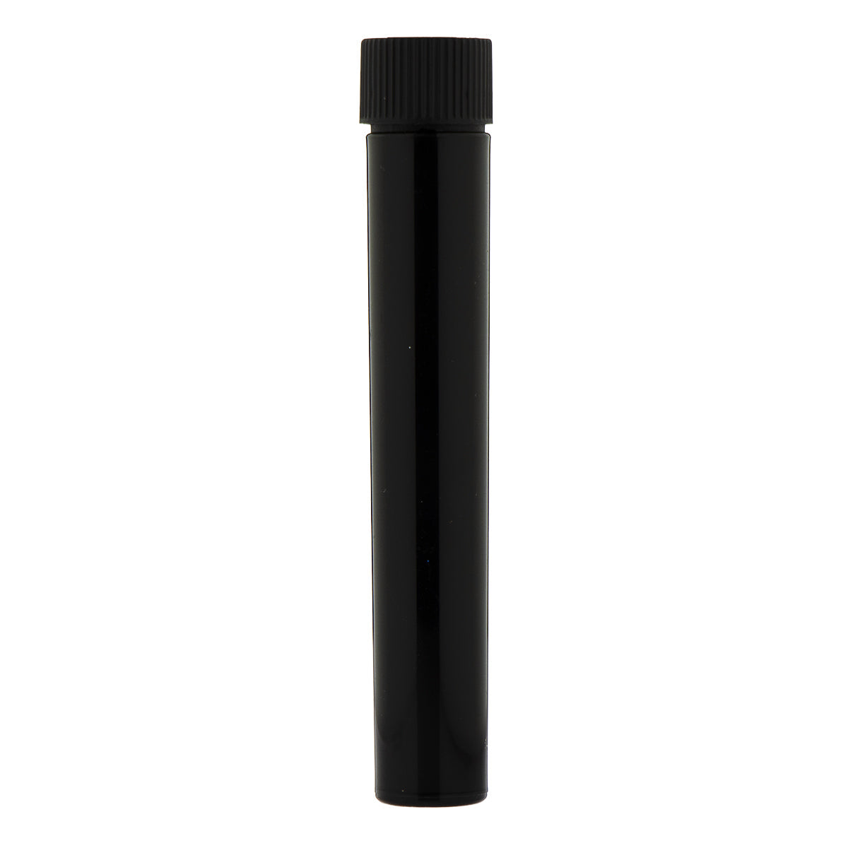 Child Resistant | Push & Turn Vape Cartridge Black Tubes w/ Black Caps | 105mm - 500 Count - Biohazard Inc