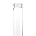 Child Resistant | Push & Turn Vape Cartridge Clear Tubes w/ Black Caps | 125mm - 400 Count - Biohazard Inc