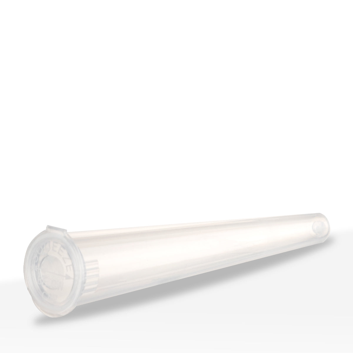Child-Resistant | Pop Top Conical Pre-Roll Tubes | 109mm - Clear - 1000 Count