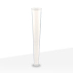 Child-Resistant | Pop Top Conical Pre-Roll Tubes | 109mm - Clear - 1000 Count
