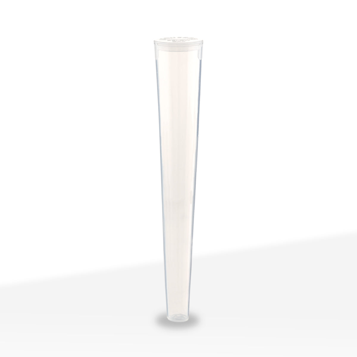 Child-Resistant | Pop Top Conical Pre-Roll Tubes | 109mm - Clear - 1000 Count