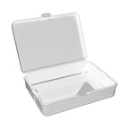 CRATIV Child Resistant | Snap Box Edible & Pre-Roll Joint Case - White Plastic - 312 Count  Biohazard Inc   