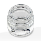 Concentrate Containers | Clear Glass Concentrate Containers w/ Black Caps | 5ml - 250 Count - Biohazard Inc