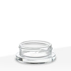 Concentrate Container | Thick Glass Jar | 53mm - 15mL - 60 Count - Biohazard Inc