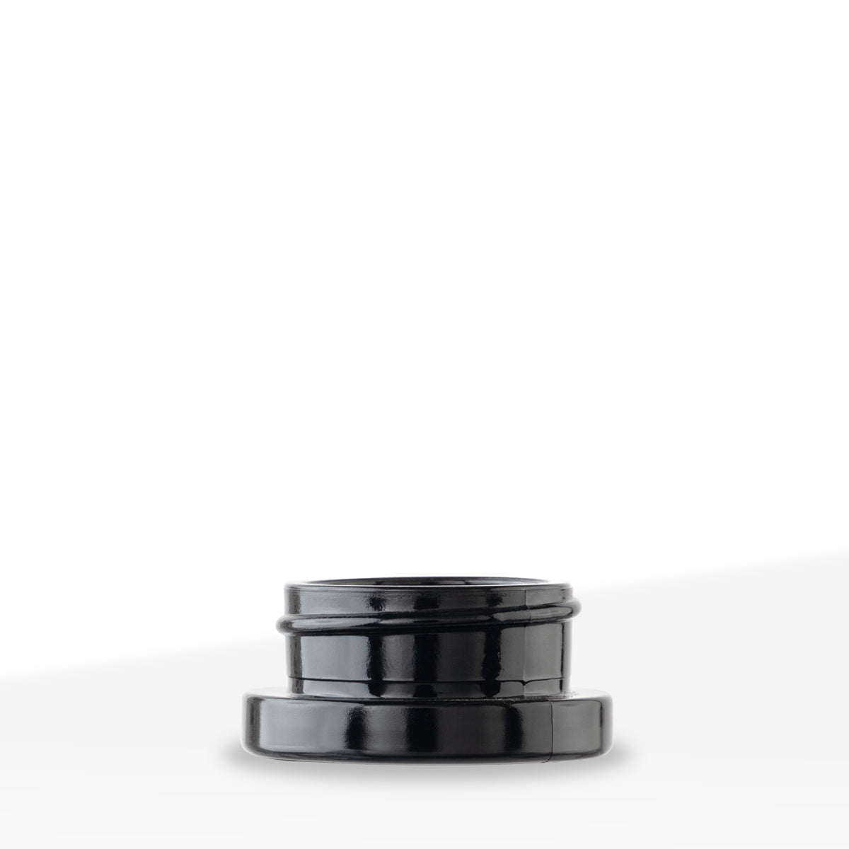 Concentrate Containers | Bottom Round Glass Concentrate Jars - Black | 38mm - 9mL - Various Counts - Biohazard Inc