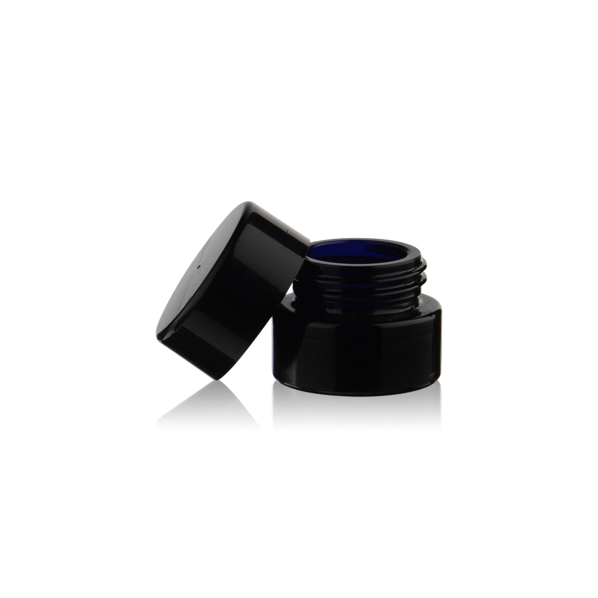 Miron Glass Jar | Child-Resistant UV w/ Caps | 5ml - Cobalt Blue - 90 Count