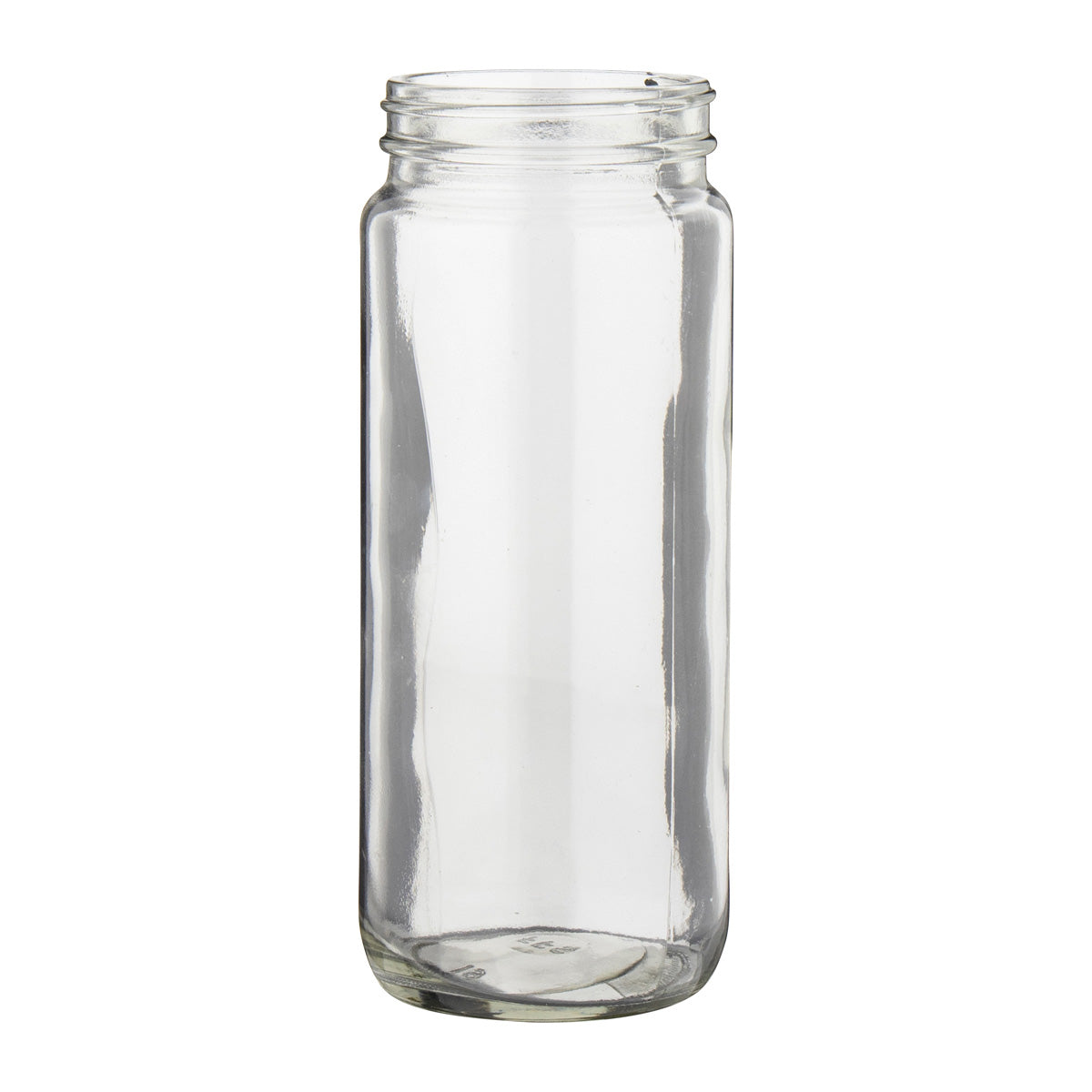 Glass Jars | Straight Sided 63/400 Thread | 16oz - Clear - 12 Count