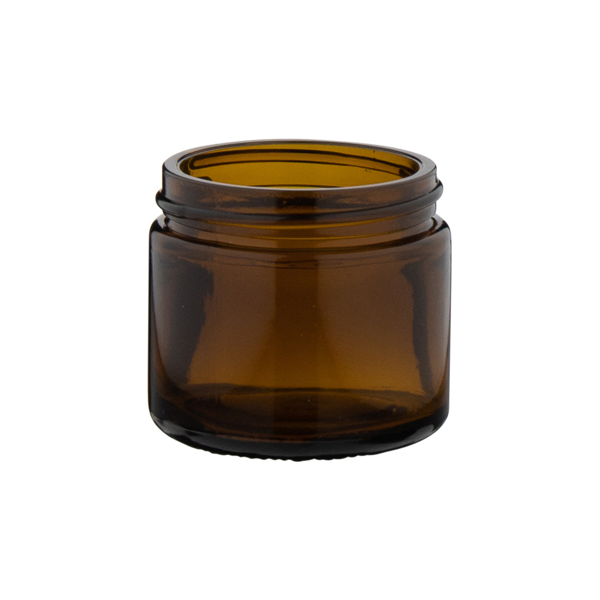 Glass Jars | Straight Sided 53/400 Thread | 2oz - Amber - 24 Count - Biohazard Inc