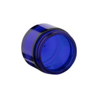Glass Jars | Straight Sided 53/400 Thread | 2oz - Cobalt Blue - 42 Count - Biohazard Inc