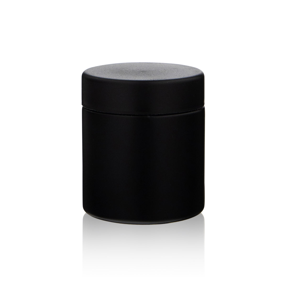 Child Resistant | Straight Sided Glass Jars w/ Flush Caps - Matte Black | 50mm - Various Sizes Child Resistant Jar Biohazard Inc 3oz - 150 Count  