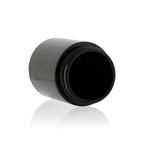 Child Resistant | Straight Sided Glass Jars w/ Flush Caps - Glossy Black | 50mm - Various Sizes Child Resistant Jar Biohazard Inc 4oz - 100 Count  