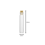 Clear Glass Vials with Corks | 120mm | 240 Count Biohazard Inc
