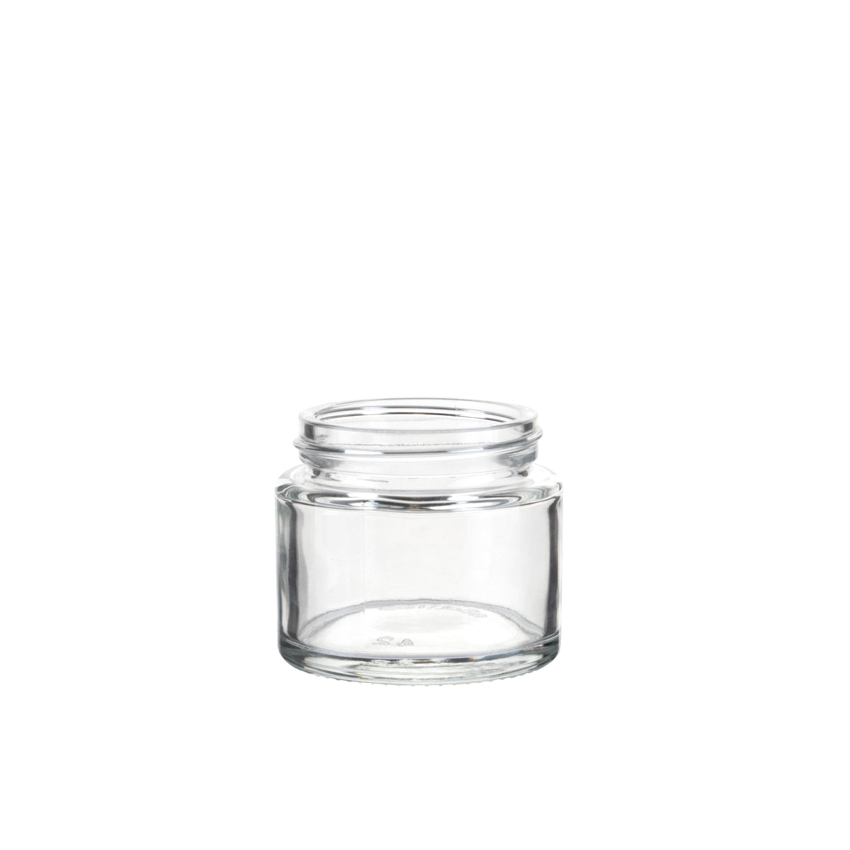 Glass Jars | Straight Sided 53/400 Thread | 2.5oz - Clear - 32 Count - Biohazard Inc