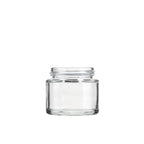 Glass Jars | Straight Sided 53/400 Thread | 2.5oz - Clear - 32 Count - Biohazard Inc
