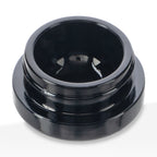 Glass Jar | Child-Resistant Thick Round Base w/ Caps | 7mL - Black - 160 Count
