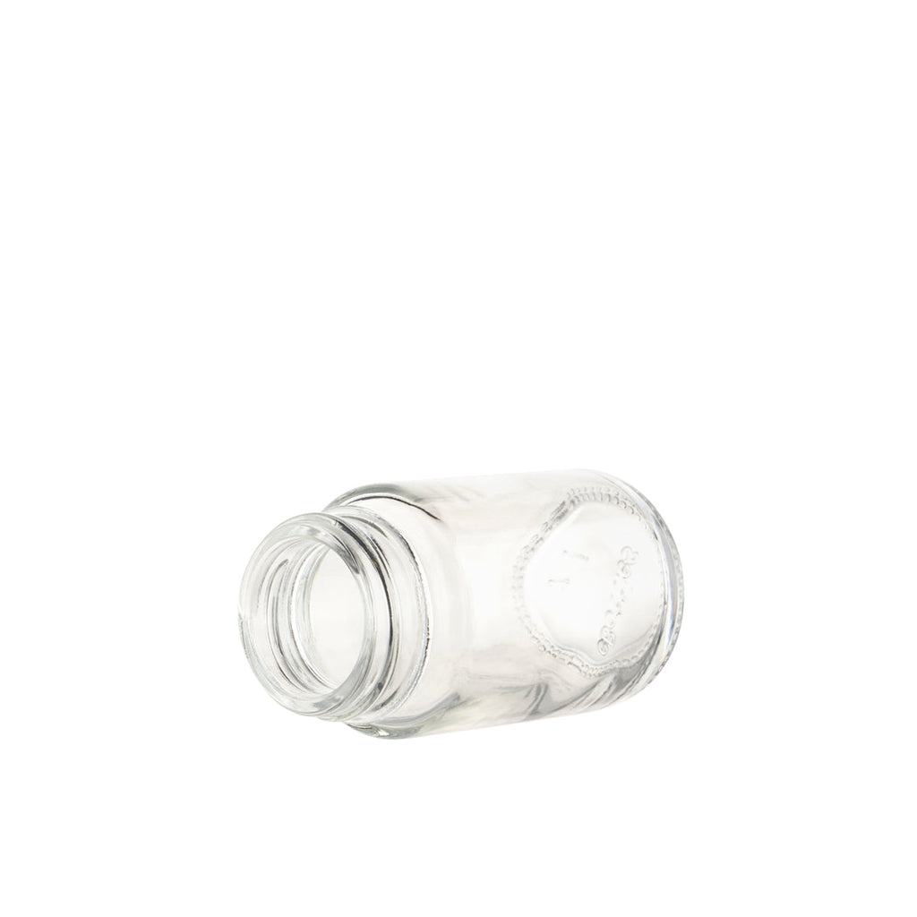 Glass Bottle | Glass Pre-Roll Bottle | 33mm - Clear - 216 Count Glass bottles Biohazard Inc   