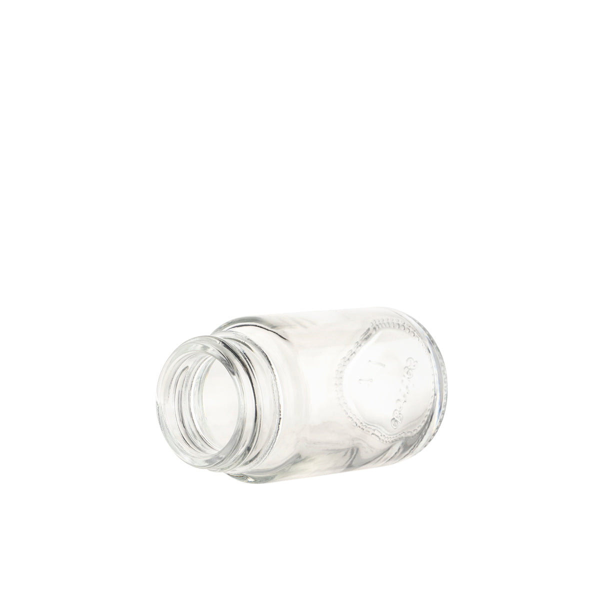 Glass Bottle | Glass Pre-Roll Bottle | 33mm - Clear - 216 Count Glass bottles Biohazard Inc   
