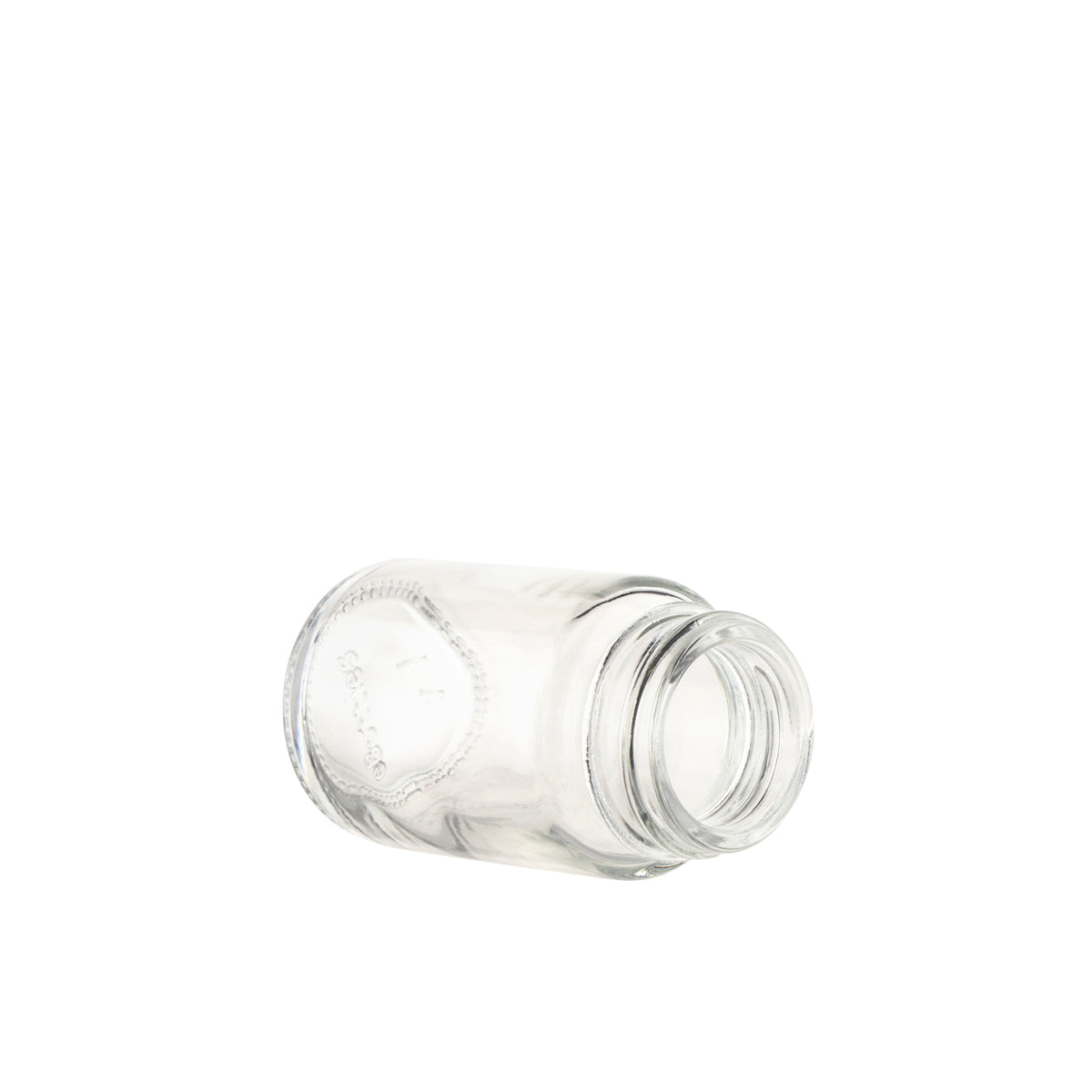 Glass Bottle | Glass Pre-Roll Bottle | 33mm - Clear - 216 Count Glass bottles Biohazard Inc   