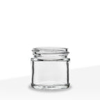 Glass Jar | Straight Side Glass Jar | 43mm - 1 oz - 160 Count Biohazard Inc