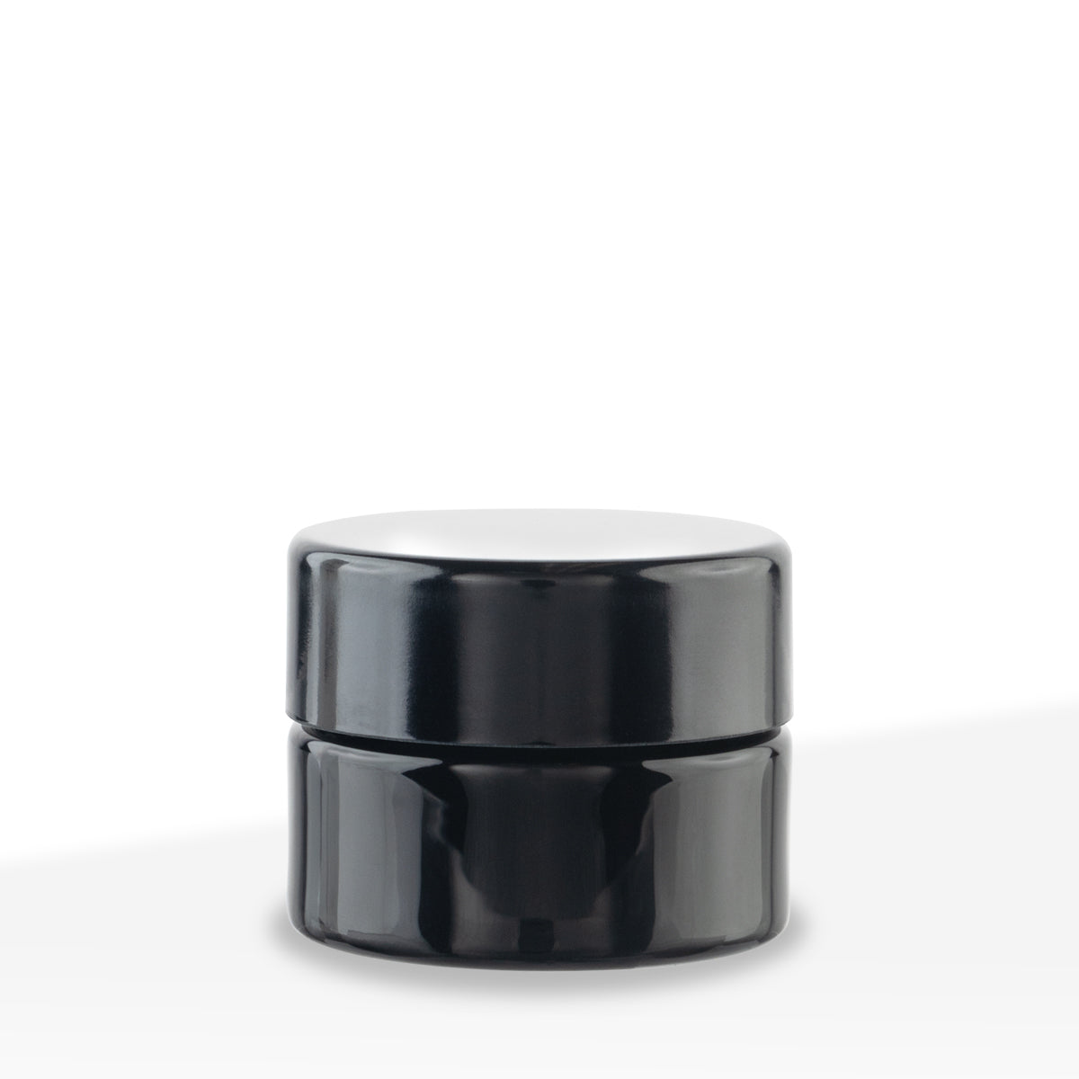 Glass Concentrate Jar | Black UV w/ Caps | 5ml - Black - 300 Count - Biohazard Inc