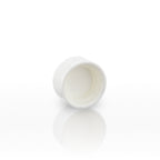 Child Resistant Plastic Caps | Push Down & Turn w/ Foam Liner | 22mm - White - 144 Count - Biohazard Inc