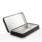 Child Resistant Edible Container | Metal Tin | 4.75" x 2.25" - 300 Count - Various Colors - Biohazard Inc - Black