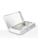 Child Resistant Edible Container | Metal Tin | 4.75" x 2.25" - 300 Count - Various Colors - Biohazard Inc - White