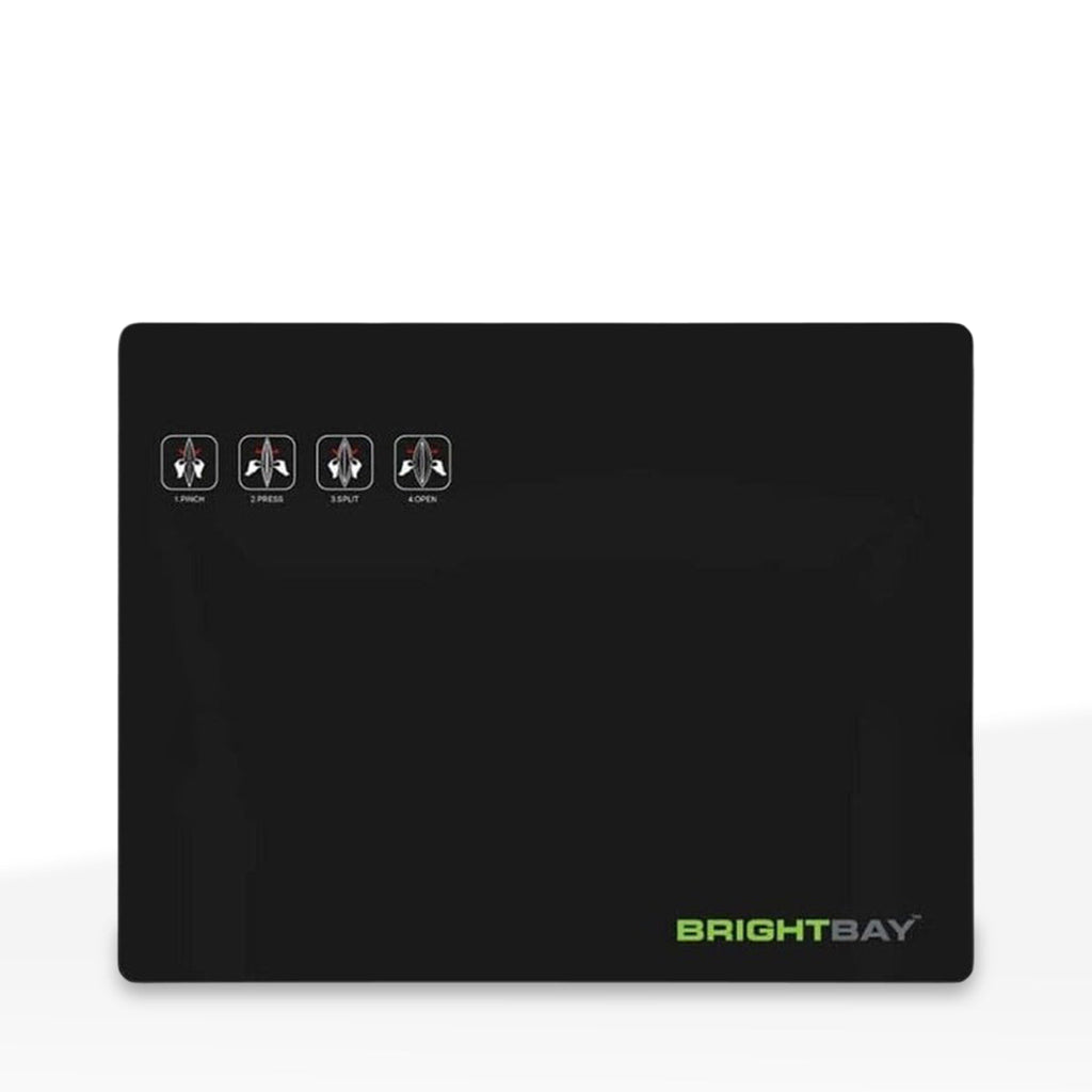Child Resistant | Bright Bay™ Black Mylar Exit Bags | 12" x 9" - 56g - 250 Count - Biohazard Inc - Tear Notch