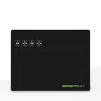 Child Resistant | Bright Bay™ Black Mylar Exit Bags | 12" x 9" - 56g - 250 Count - Biohazard Inc - Tear Notch