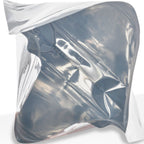 Child-Resistant | Bright Bay™ White Mylar Exit Bags | 8" x 6" - 28g - 250 Count - Biohazard Inc