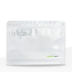 Child-Resistant | Bright Bay™ White Mylar Exit Bags | 8" x 6" - 28g - 250 Count - Biohazard Inc