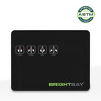 Child-Resistant | Bright Bay™ Black Mylar Exit Bags - Tear Notch | 8" x 6" - 28g - 250 Count - Biohazard Inc