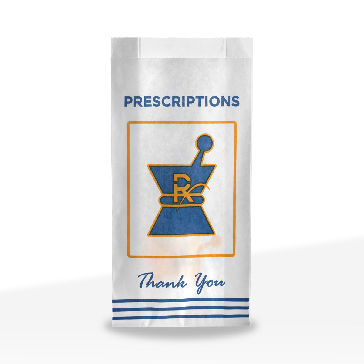 Pharmacy Prescription Exit Bags | Medium 5" x 10" | Kraft - 1000 Count