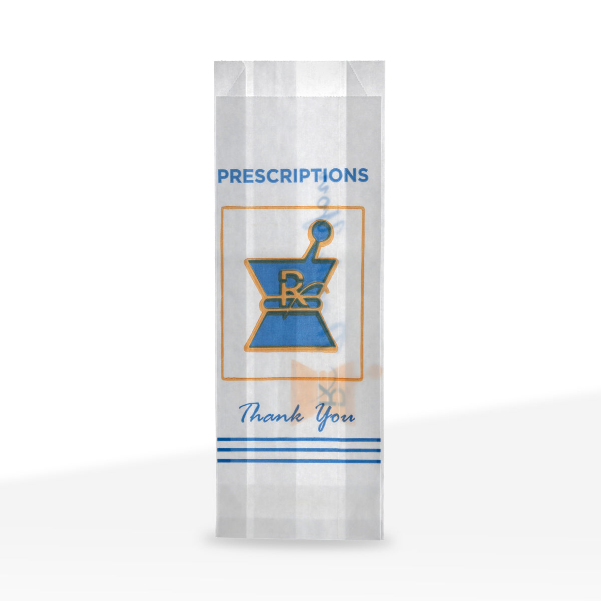 Pharmacy Prescription Exit Bags | Small - 3.5" x 10" | Kraft - 1000 Count
