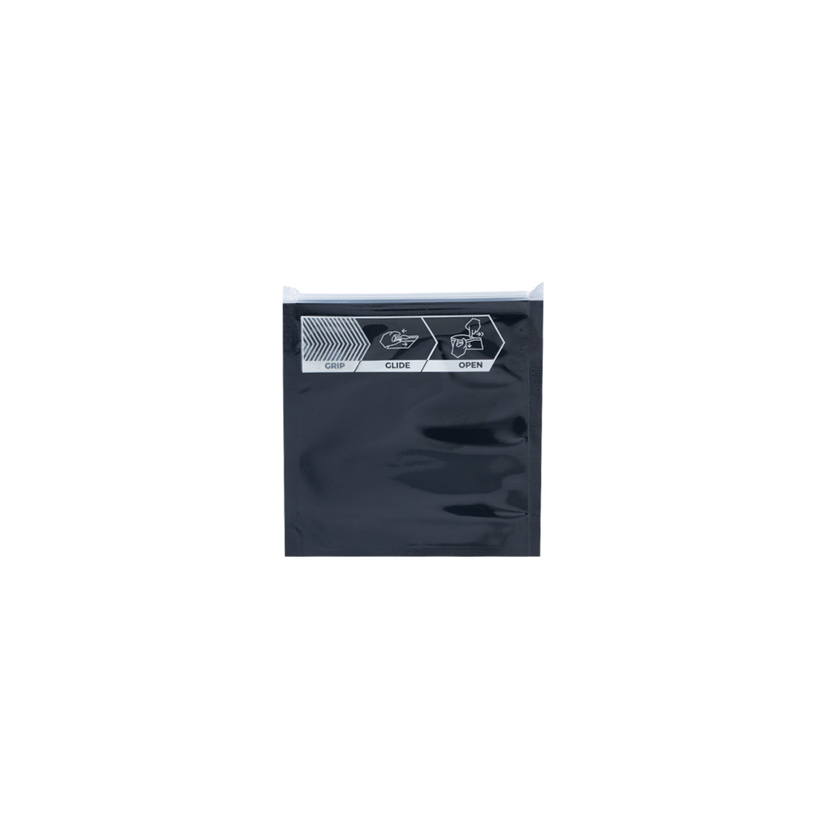 Child Resistant | Grip N Glide™ Black Mylar Bags | Various Sizes Child Resistant Mylar Bag Biohazard Inc 1g - 100 Count  