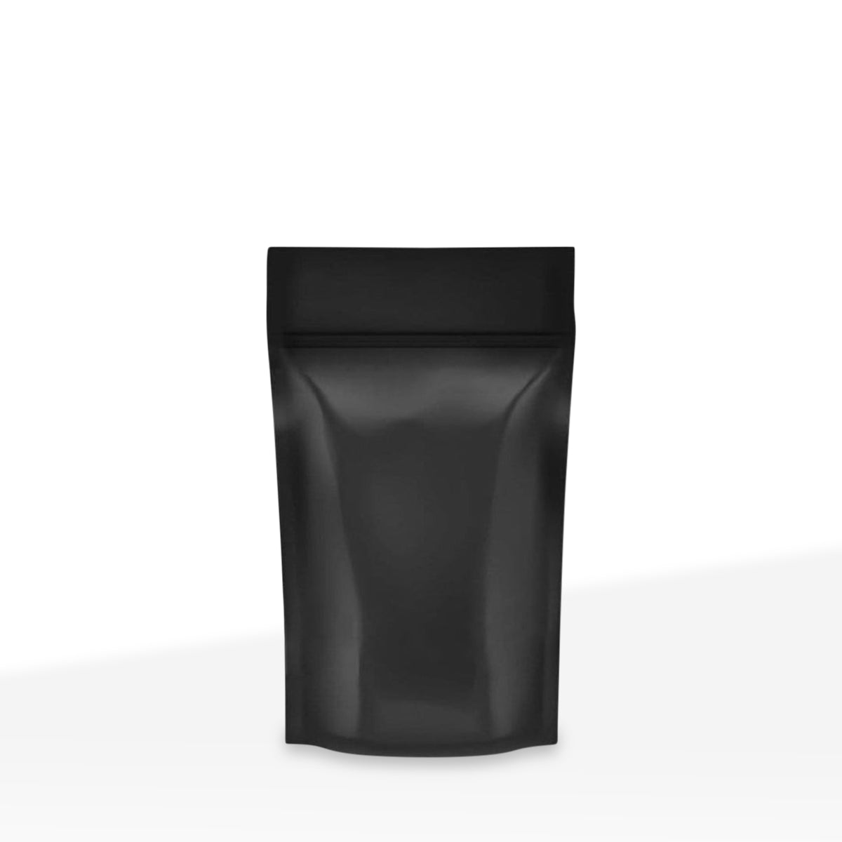 Tamper Evident | Glossy Black Mylar Bags | 5" x 8" - 14g - 1000 Count - Biohazard Inc - Tear Notch