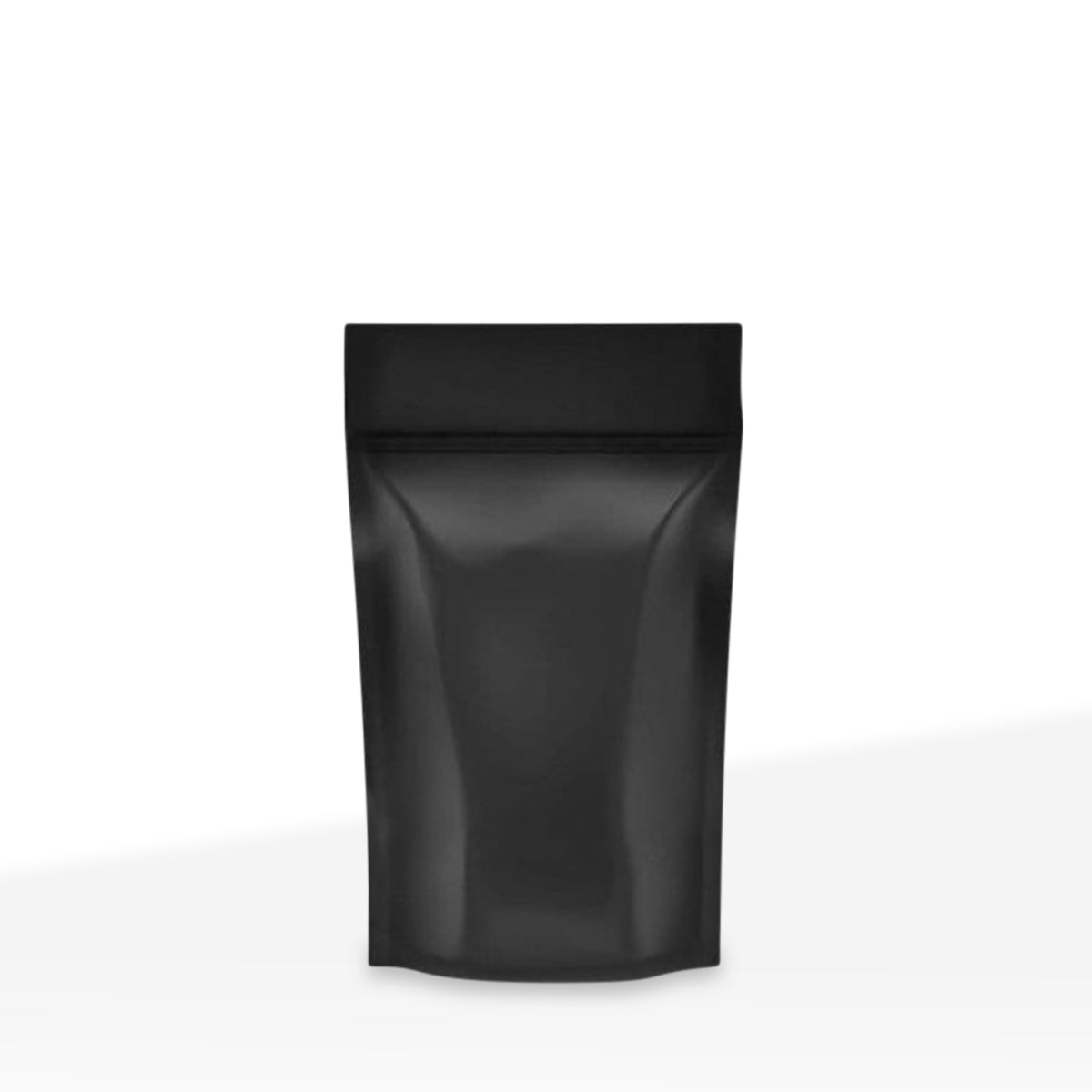 Tamper Evident | Glossy Black Mylar Bags | 3.5" x 5" - 3.5g - 1000 Count - Tear Notch - Biohazard Inc
