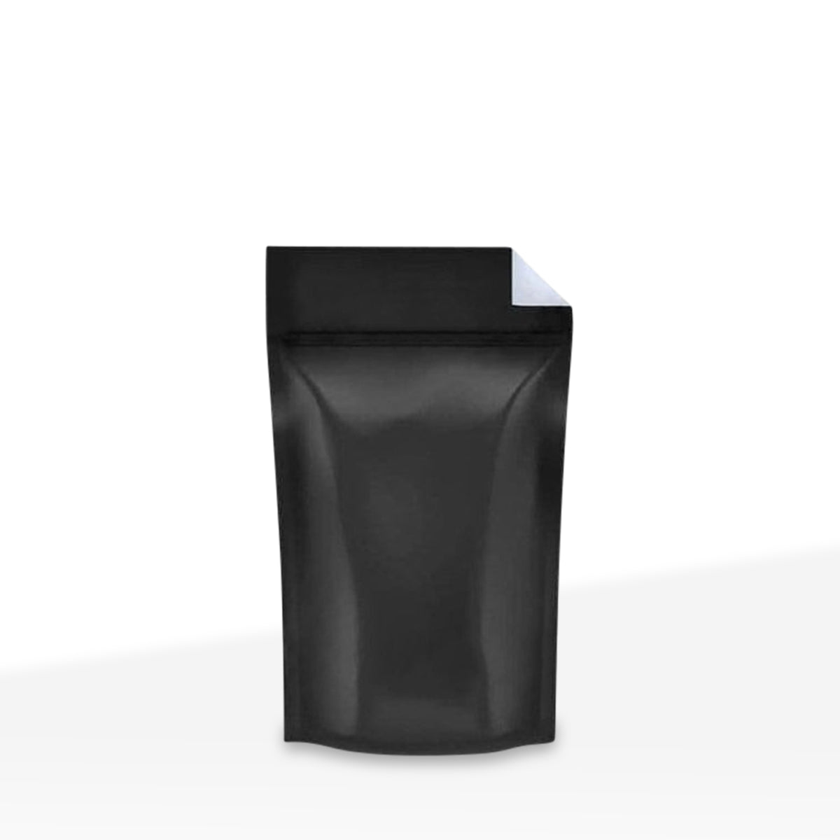 Tamper Evident | Glossy Black Vista Mylar Bags - Tear Notch | 3.65" x 5" - 3.5g - 1000 Count - Biohazard Inc