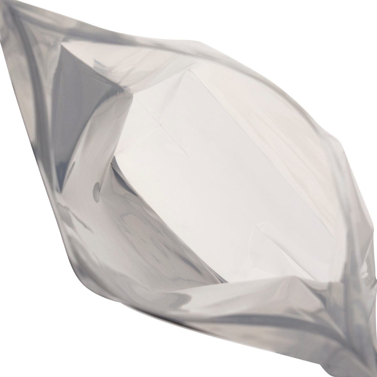 Tamper Evident | Glossy Black Vista Mylar Bags | 6" x 9" - 28g - 1000 Count - Biohazard Inc - Tear Notch
