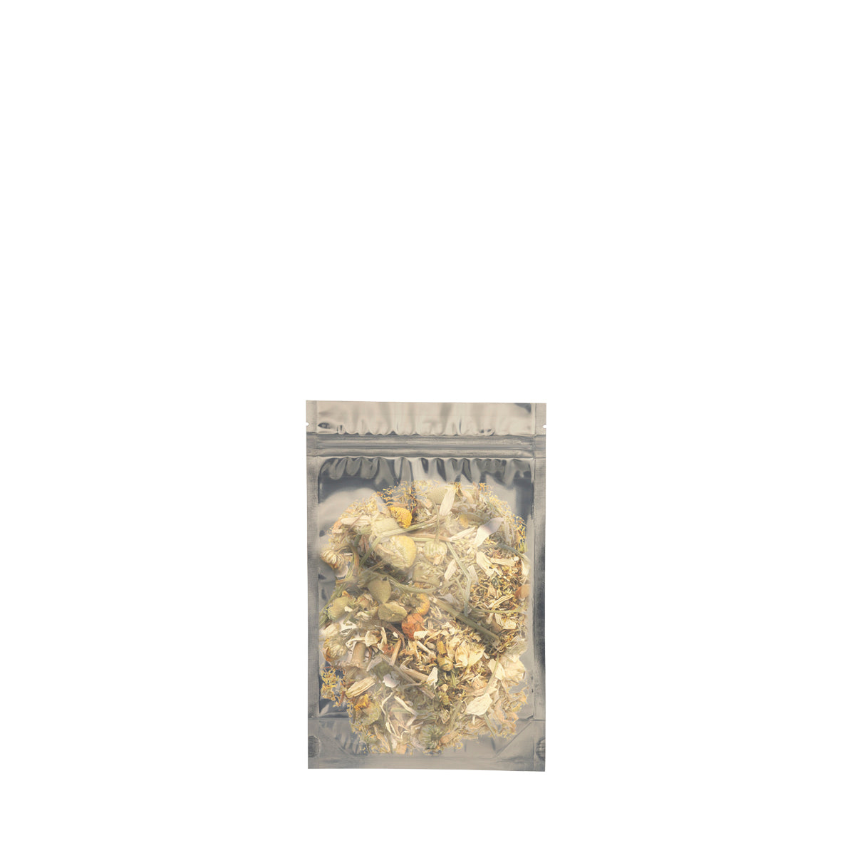 Tamper Evident | Gold Vista Mylar Bags - Tear Notch | 3" x 4" - 1g - 1000 Count - Biohazard Inc - Flower