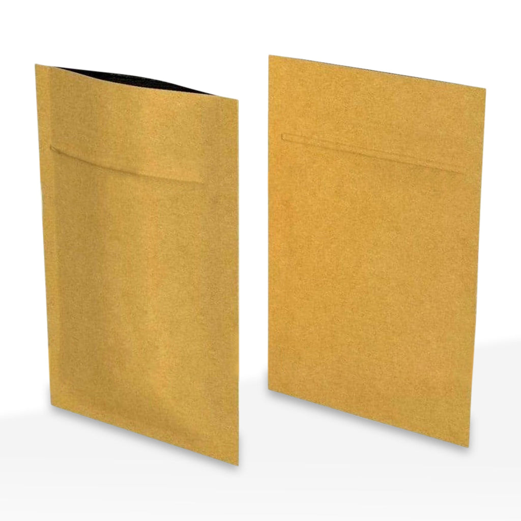 Tamper Evident | Kraft Paper Mylar Bags | 3" x 4" - 1g - 1000 Count - Biohazard Inc