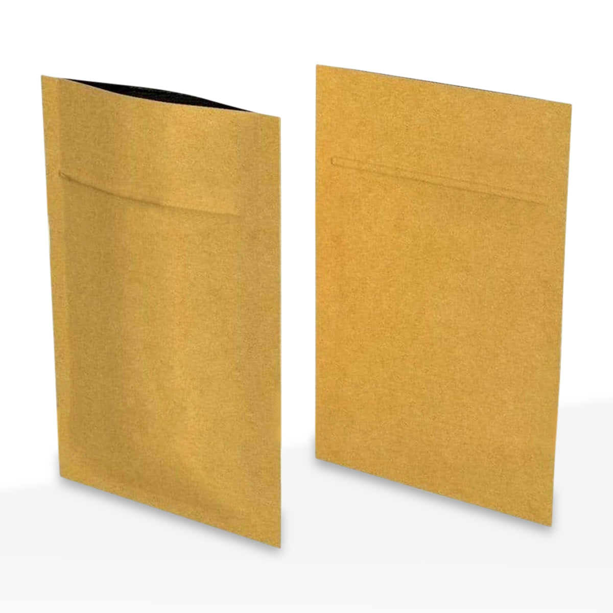 Tamper Evident | Kraft Paper Mylar Bags | 3" x 4" - 1g - 1000 Count - Biohazard Inc